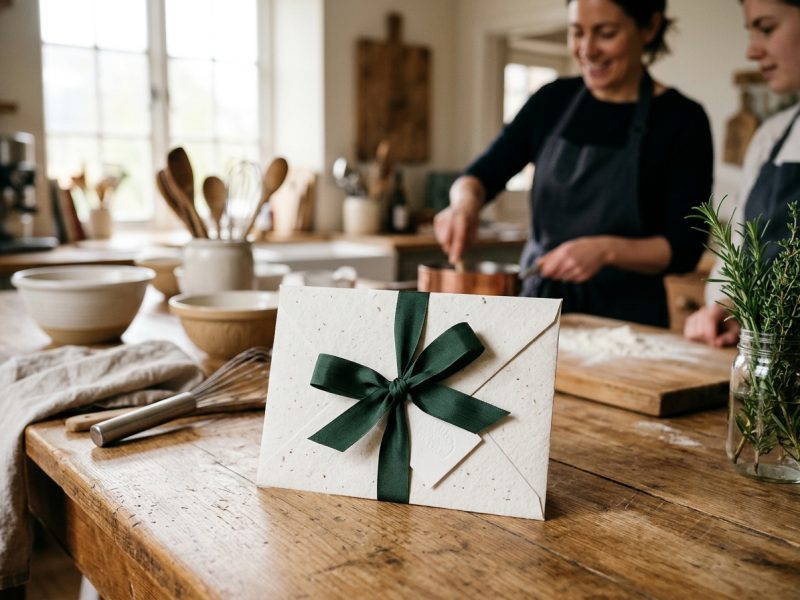 Carte cadeau dans une enveloppe